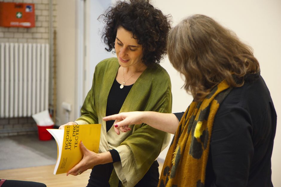 Staatssekretärin Armaghan Naghipour, Prof. Dr. Sandra Noeth Staatssekretärin Armaghan Naghipour, Sandra Noeth